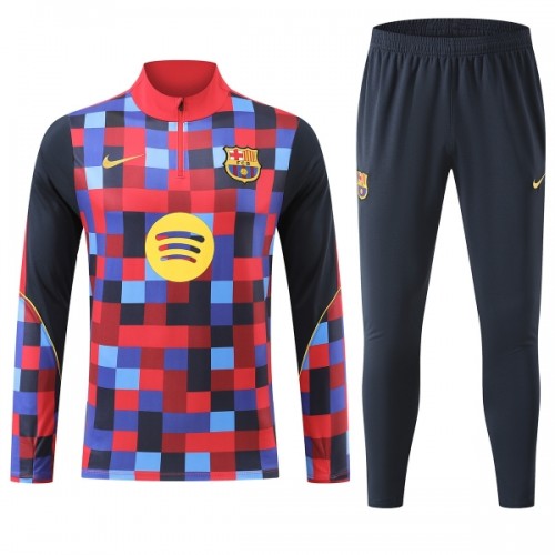 Barcelona Trenings Collegegenser Kvart-Zip 2026-27 Rød Barcelona Trenings Collegegenser Kvart-Zip 2026-27 Rød