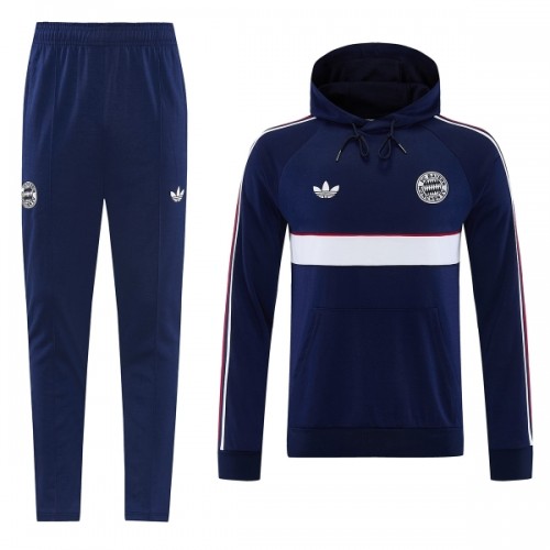 Bayern München Hoodie Trenings Collegegenser 2026-27 Navy Bayern München Hoodie Trenings Collegegenser 2026-27 Navy