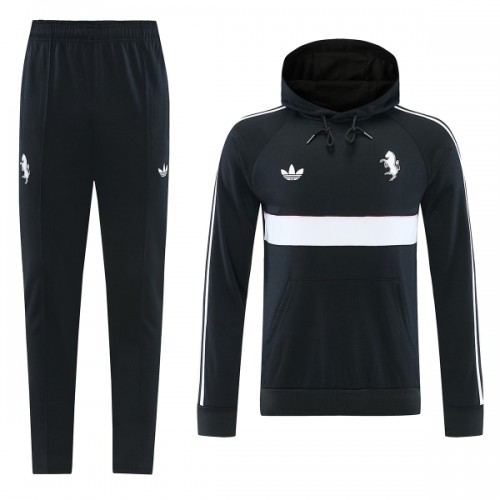 Juventus Hoodie Trenings Collegegenser 2026-27 Svart Juventus Hoodie Trenings Collegegenser 2026-27 Svart