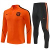 Nederland Trenings Collegegenser Kvart-Zip 2026-27 Oransje Nederland Trenings Collegegenser Kvart-Zip 2026-27 Oransje