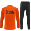 Nederland Trenings Collegegenser Kvart-Zip 2026-27 Oransje