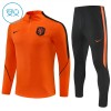 Nederland Trenings Collegegenser Kvart-Zip 2026-27 Oransje - Barn Nederland Trenings Collegegenser Kvart-Zip 2026-27 Oransje - Barn