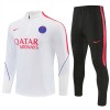 Paris Saint-Germain Trenings Collegegenser Kvart-Zip 2026-27 Hvit Paris Saint-Germain Trenings Collegegenser Kvart-Zip 2026-27 Hvit