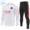 Paris Saint-Germain Trenings Collegegenser Kvart-Zip 2026-27 Hvit - Barn Paris Saint-Germain Trenings Collegegenser Kvart-Zip 2026-27 Hvit - Barn