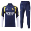 Real Madrid Trenings Collegegenser Kvart-Zip 2026-27 Blå Real Madrid Trenings Collegegenser Kvart-Zip 2026-27 Blå
