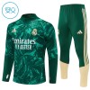 Real Madrid Trenings Collegegenser Kvart-Zip 2026-27 Grønn - Barn