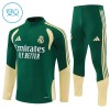 Real Madrid Trenings Collegegenser Kvart-Zip 2026-27 Grønn - Barn