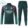 Real Madrid Trenings Collegegenser Kvart-Zip 2026-27 Grønn - Barn Real Madrid Trenings Collegegenser Kvart-Zip 2026-27 Grønn - Barn