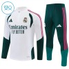Real Madrid Trenings Collegegenser Kvart-Zip 2026-27 Hvit - Barn Real Madrid Trenings Collegegenser Kvart-Zip 2026-27 Hvit - Barn