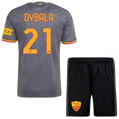 Fotballtrøye AS Roma Dybala 21 Tredjedrakt 2026-27 Kortermet - Barn(+ Shorts) Fotballtrøye AS Roma Dybala 21 Tredjedrakt 2026-27 Kortermet - Barn(+ Shorts)