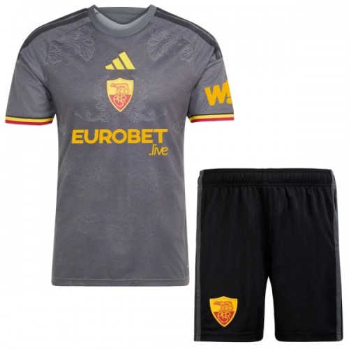 Fotballtrøye AS Roma Tredjedrakt 2026-27 Kortermet - Barn(+ Shorts) Fotballtrøye AS Roma Tredjedrakt 2026-27 Kortermet - Barn(+ Shorts)