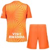 Fotballtrøye Atlético Madrid Keeper 2026-27 Kortermet Oransje - Barn(+ Shorts)