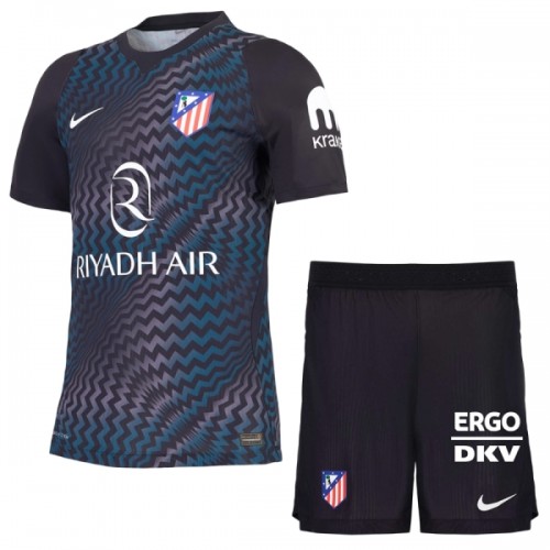 Fotballtrøye Atlético Madrid Keeper 2026-27 Kortermet Svart - Barn(+ Shorts) Fotballtrøye Atlético Madrid Keeper 2026-27 Kortermet Svart - Barn(+ Shorts)