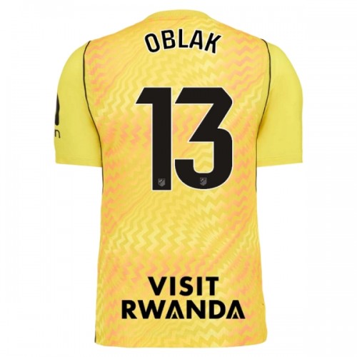 Fotballtrøye Atlético Madrid Oblak 13 Keeper 2026-27 Kortermet Gul Fotballtrøye Atlético Madrid Oblak 13 Keeper 2026-27 Kortermet Gul