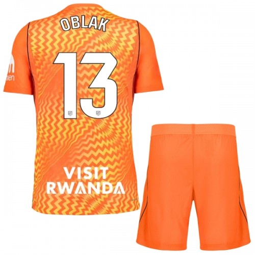 Fotballtrøye Atlético Madrid Oblak 13 Keeper 2026-27 Kortermet Oransje - Barn(+ Shorts) Fotballtrøye Atlético Madrid Oblak 13 Keeper 2026-27 Kortermet Oransje - Barn(+ Shorts)
