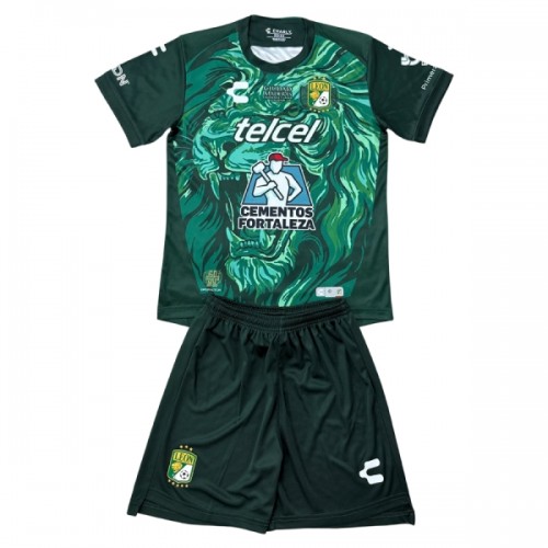 Fotballtrøye Club Leon Hjemmedrakt 2026-27 Kortermet - Barn(+ Shorts) Fotballtrøye Club Leon Hjemmedrakt 2026-27 Kortermet - Barn(+ Shorts)