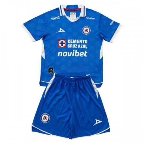 Fotballtrøye Cruz Azul Hjemmedrakt 2026-27 Kortermet - Barn(+ Shorts) Fotballtrøye Cruz Azul Hjemmedrakt 2026-27 Kortermet - Barn(+ Shorts)