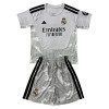 Fotballtrøye Real Madrid Keeper 2026-27 Kortermet Grå - Barn(+ Shorts)