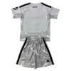 Fotballtrøye Real Madrid Keeper 2026-27 Kortermet Grå - Barn(+ Shorts)