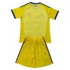 Fotballtrøye Real Madrid Keeper 2026-27 Kortermet Gul - Barn(+ Shorts)