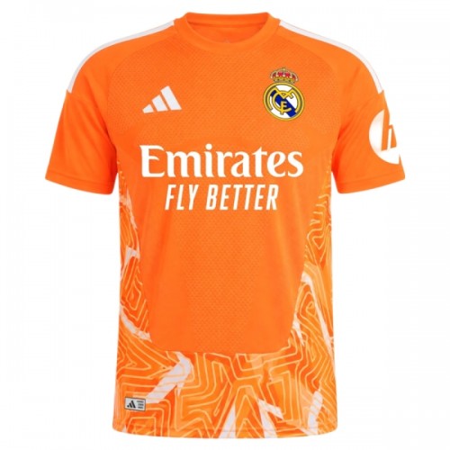 Fotballtrøye Real Madrid Keeper 2026-27 Kortermet Oransje Fotballtrøye Real Madrid Keeper 2026-27 Kortermet Oransje