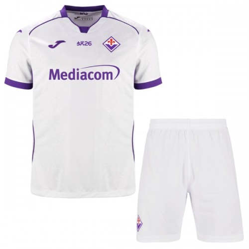 Fotballtrøye AC Fiorentina Bortedrakt 2026-27 Kortermet - Barn(+ Shorts) Fotballtrøye AC Fiorentina Bortedrakt 2026-27 Kortermet - Barn(+ Shorts)
