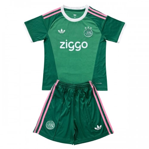 Fotballtrøye Ajax Amsterdam Keeper 2026-27 Kortermet Grønn - Barn(+ Shorts) Fotballtrøye Ajax Amsterdam Keeper 2026-27 Kortermet Grønn - Barn(+ Shorts)
