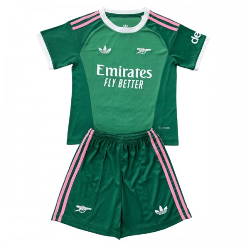 Fotballtrøye Arsenal Keeper 2026-27 Kortermet Grønn - Barn(+ Shorts) Fotballtrøye Arsenal Keeper 2026-27 Kortermet Grønn - Barn(+ Shorts)