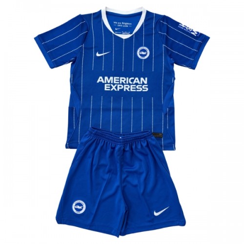 Fotballtrøye Brighton Hove Albion Hjemmedrakt 2026-27 Kortermet - Barn(+ Shorts) Fotballtrøye Brighton Hove Albion Hjemmedrakt 2026-27 Kortermet - Barn(+ Shorts)