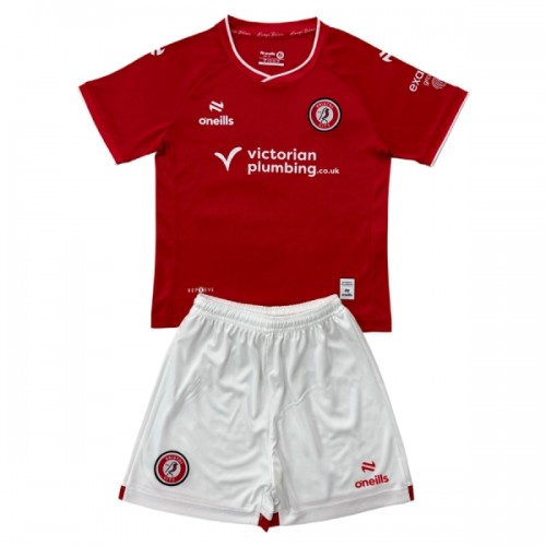Fotballtrøye Bristol City Hjemmedrakt 2026-27 Kortermet - Barn(+ Shorts) Fotballtrøye Bristol City Hjemmedrakt 2026-27 Kortermet - Barn(+ Shorts)