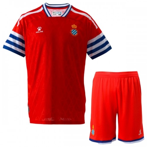 Fotballtrøye RCD Espanyol Bortedrakt 2026-27 Kortermet - Barn(+ Shorts) Fotballtrøye RCD Espanyol Bortedrakt 2026-27 Kortermet - Barn(+ Shorts)