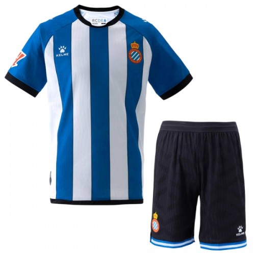 Fotballtrøye RCD Espanyol Hjemmedrakt 2026-27 Kortermet - Barn(+ Shorts) Fotballtrøye RCD Espanyol Hjemmedrakt 2026-27 Kortermet - Barn(+ Shorts)