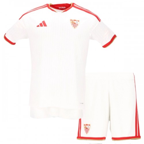 Fotballtrøye Sevilla FC Hjemmedrakt 2026-27 Kortermet - Barn(+ Shorts) Fotballtrøye Sevilla FC Hjemmedrakt 2026-27 Kortermet - Barn(+ Shorts)