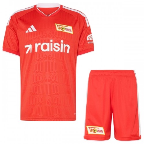 Fotballtrøye Union Berlin Hjemmedrakt 2026-27 Kortermet - Barn(+ Shorts) Fotballtrøye Union Berlin Hjemmedrakt 2026-27 Kortermet - Barn(+ Shorts)