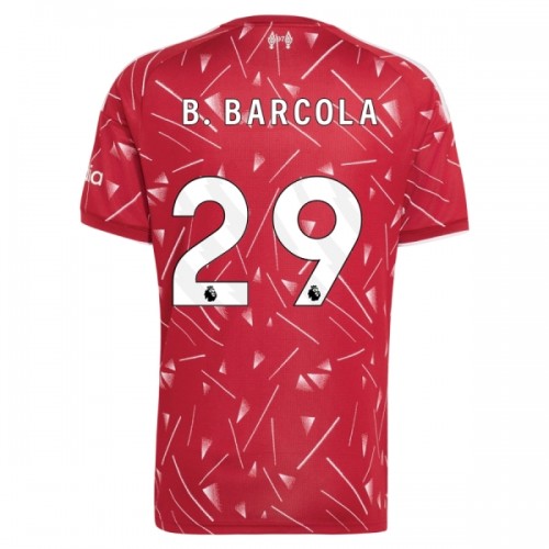 Fotballtrøye Liverpool B. Barcola 29 Hjemmedrakt 2026-27 Kortermet Fotballtrøye Liverpool B. Barcola 29 Hjemmedrakt 2026-27 Kortermet