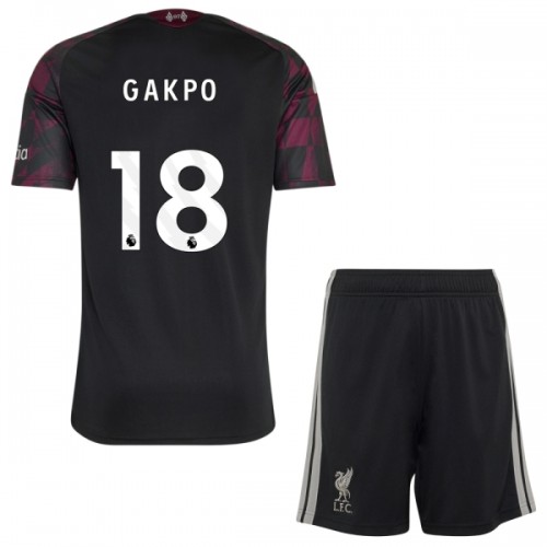 Fotballtrøye Liverpool Gakpo 18 Tredjedrakt 2026-27 Kortermet - Barn(+ Shorts) Fotballtrøye Liverpool Gakpo 18 Tredjedrakt 2026-27 Kortermet - Barn(+ Shorts)