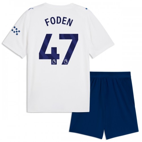 Fotballtrøye Manchester City Foden 47 Tredjedrakt 2026-27 Kortermet - Barn(+ Shorts) Fotballtrøye Manchester City Foden 47 Tredjedrakt 2026-27 Kortermet - Barn(+ Shorts)