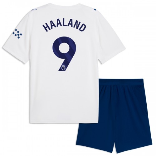 Fotballtrøye Manchester City Haaland 9 Tredjedrakt 2026-27 Kortermet - Barn(+ Shorts) Fotballtrøye Manchester City Haaland 9 Tredjedrakt 2026-27 Kortermet - Barn(+ Shorts)