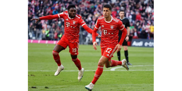 Bayern vant 5-3, Cancelo scoret Bayerns første mål