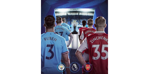 Manchester City 4-1 Arsenal, vant Premier League-initiativet